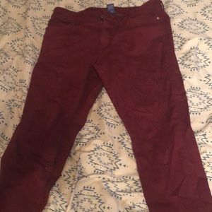 Maroon pants